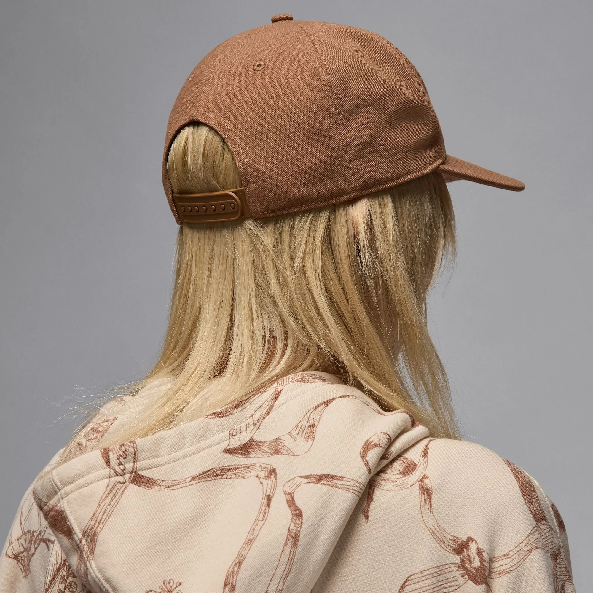 UNSTRUCTURED FLAT BILL "ARCHAEO BROWN"