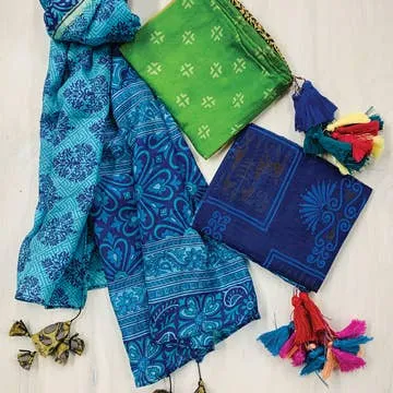 Up-Cycled Silk Sari Scarves