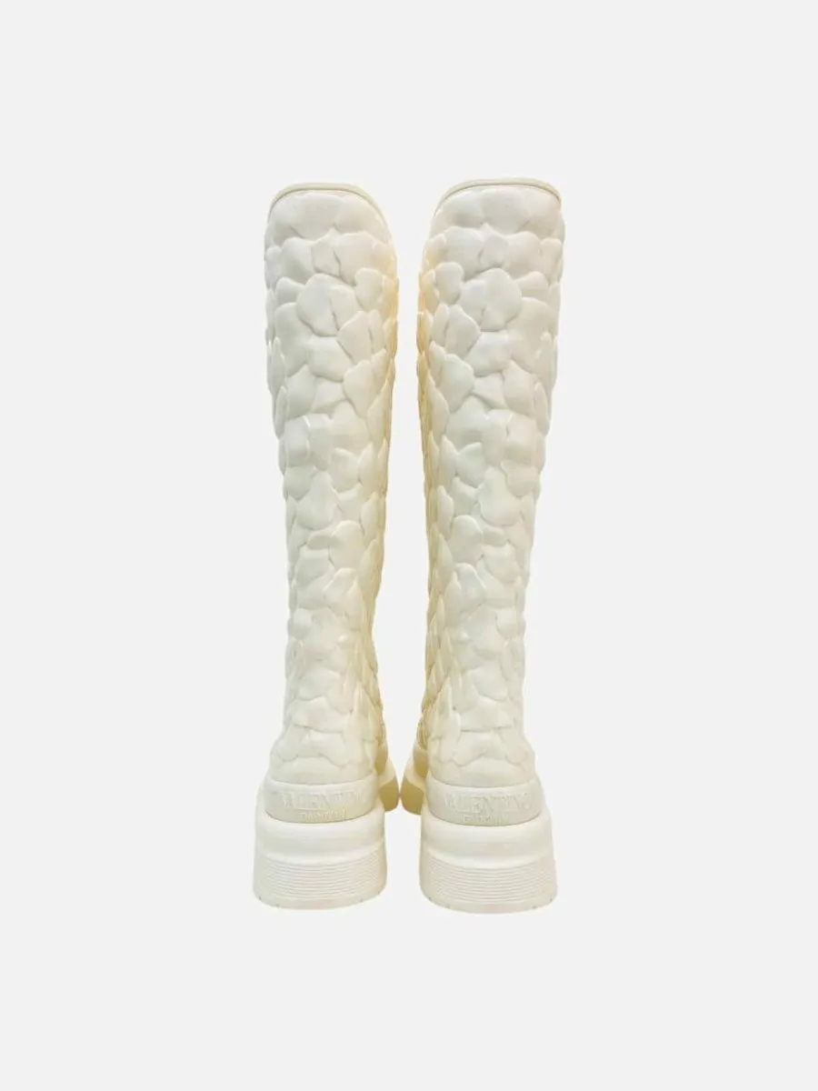 VALENTINO Off-white Knee High Boots 41