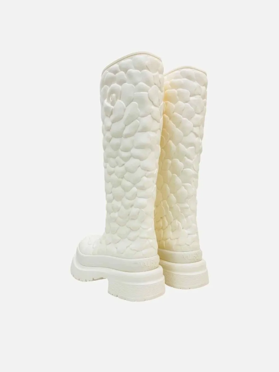 VALENTINO Off-white Knee High Boots 41