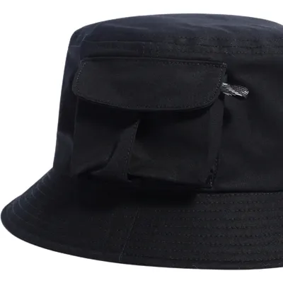 Ventile Bucket Hat w/ Pocket, Black