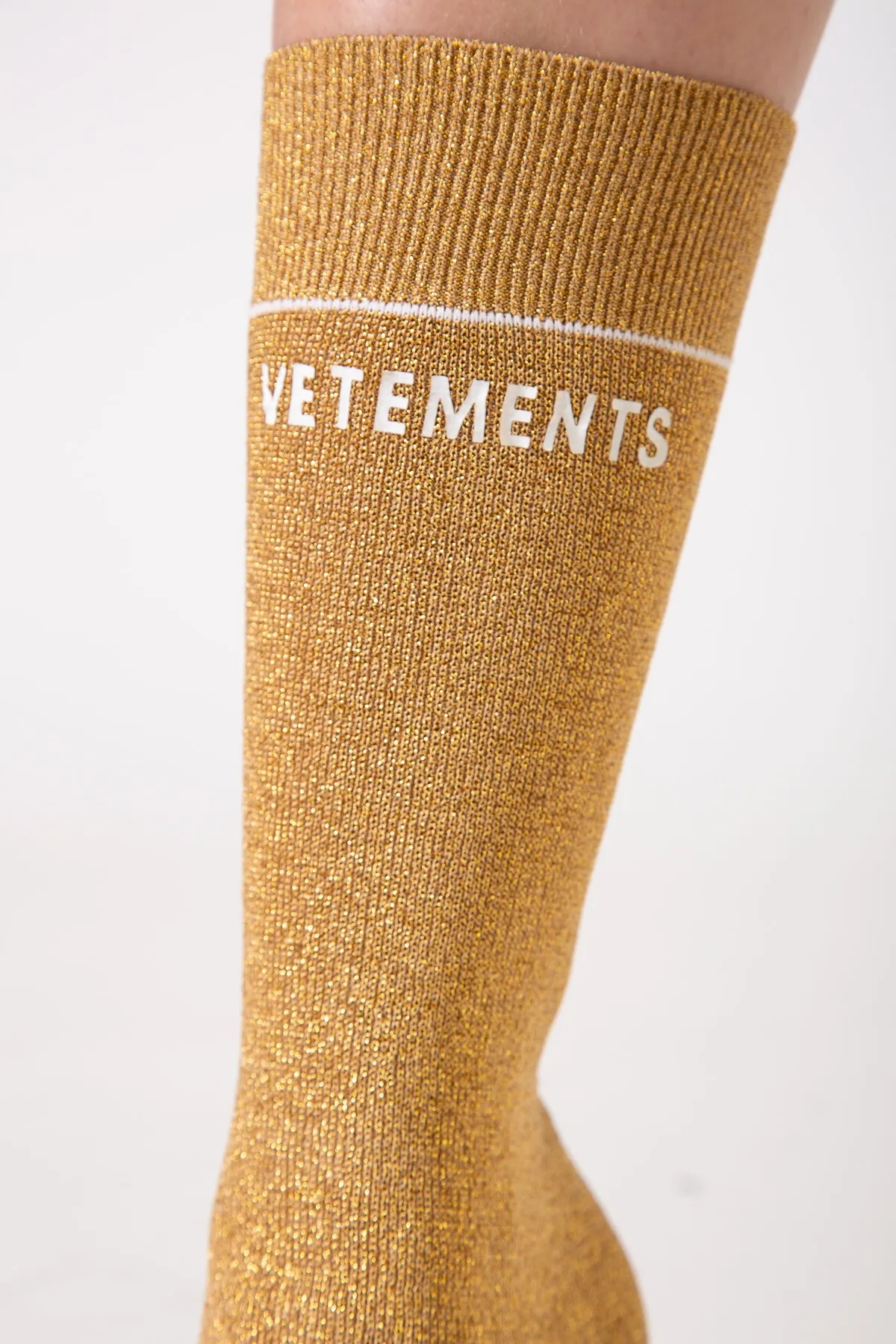 VETEMENTS | LUREX SOCK BOOTS