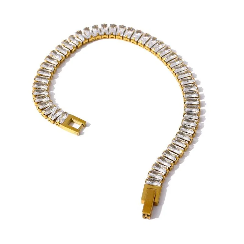 Vintage Sapphire Women Necklace 14k Yellow Gold For Wedding Gift Jewelry