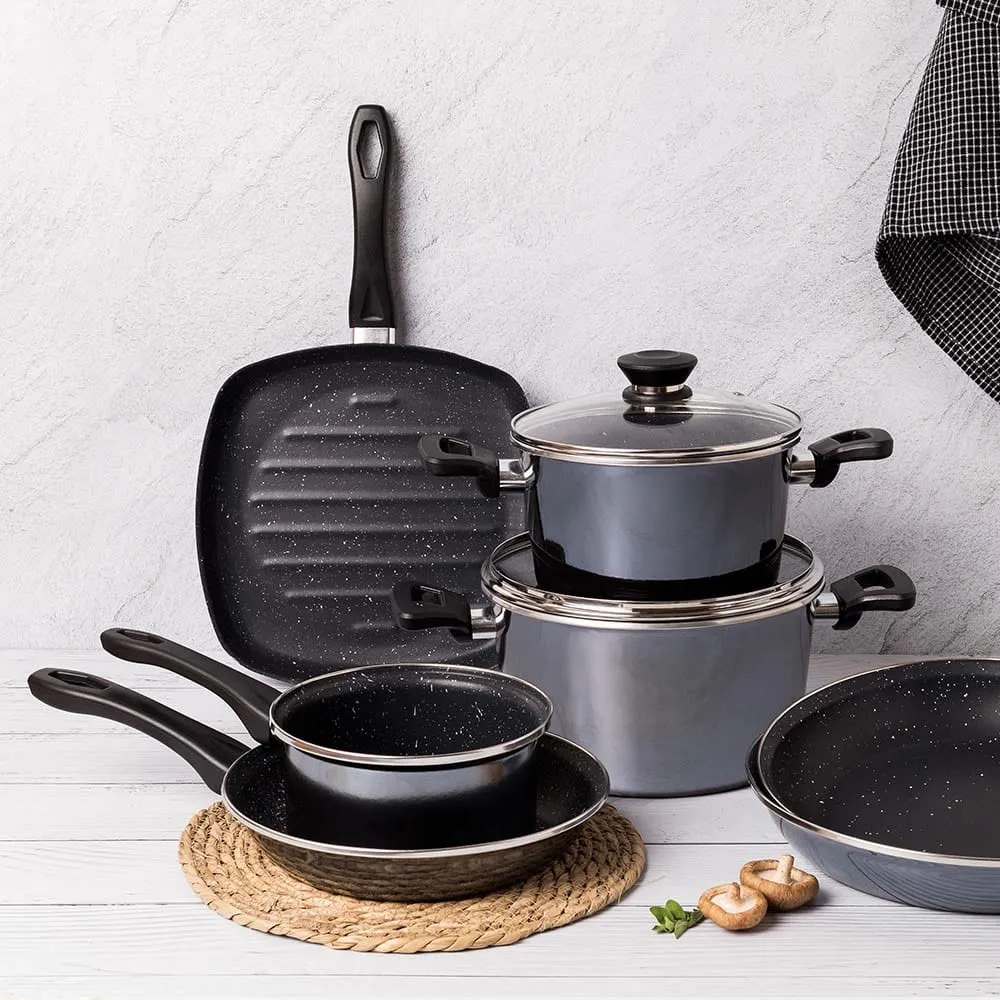 Vitrex Granite Non-stick 16cm Saucepan 71PVCZGNM16
