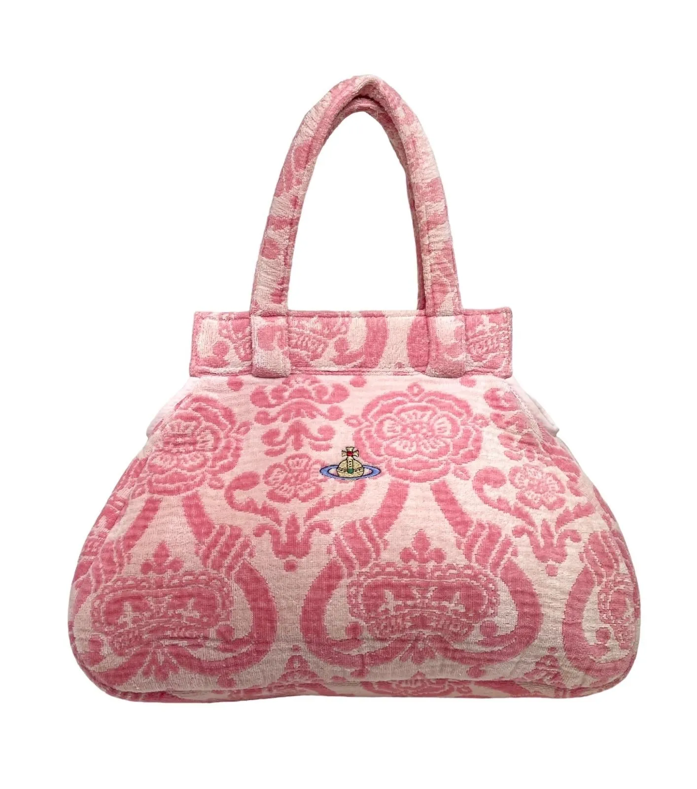 Vivienne Westwood Pink Terrycloth Shoulder Bag