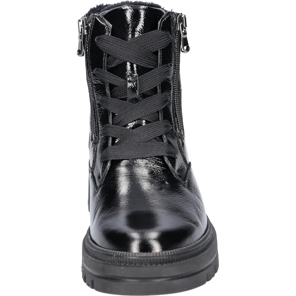 Waldlaufer H-Amara Black Ankle Boots