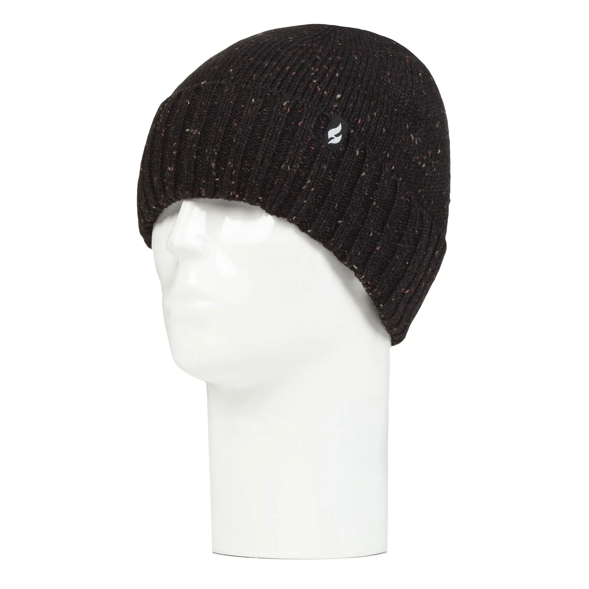 Warm Ribbed Cuff Beanie Hat for Men | Fleece Lined Chunky Winter Hat