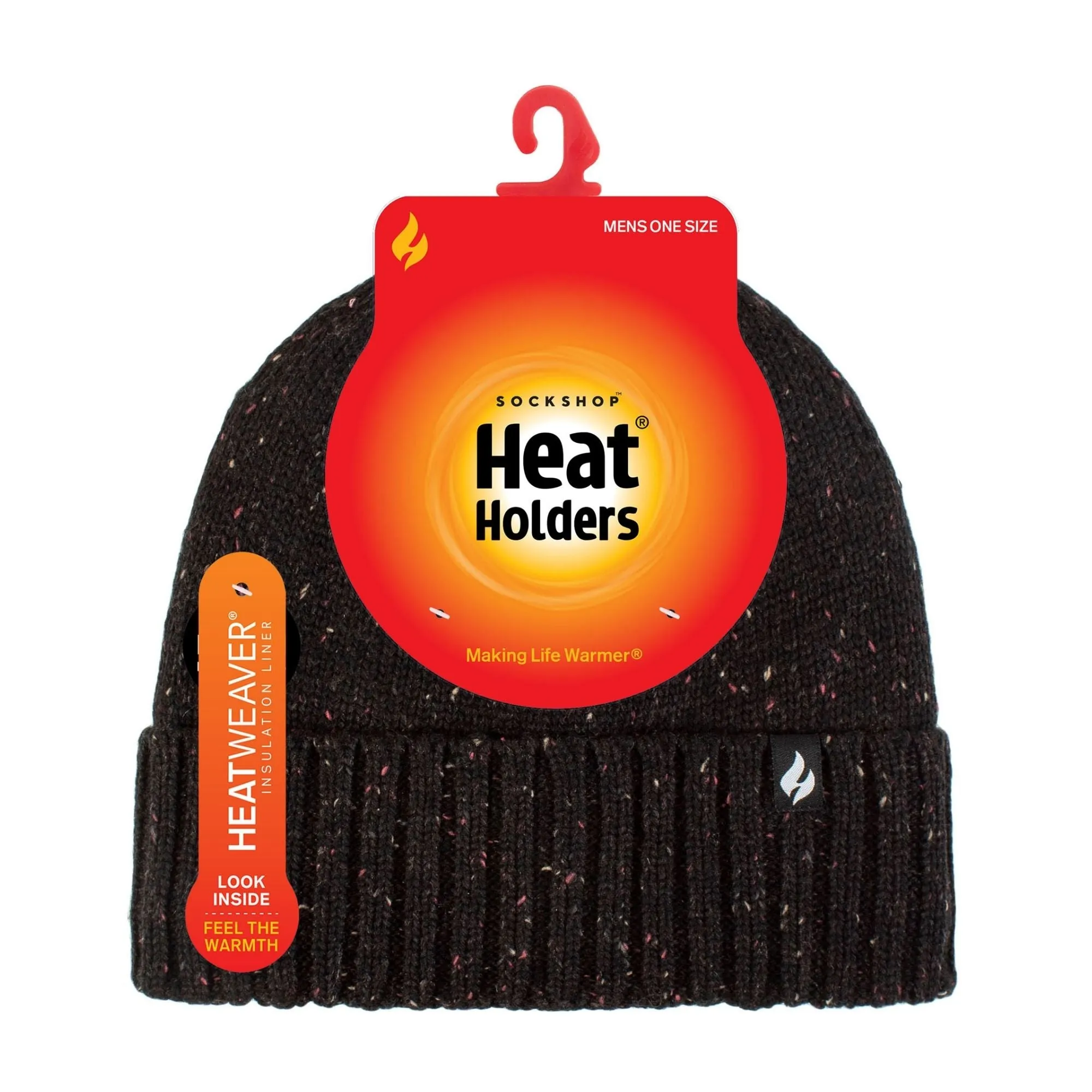 Warm Ribbed Cuff Beanie Hat for Men | Fleece Lined Chunky Winter Hat