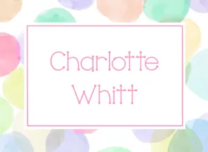 Watercolor Dots Luggage Tag