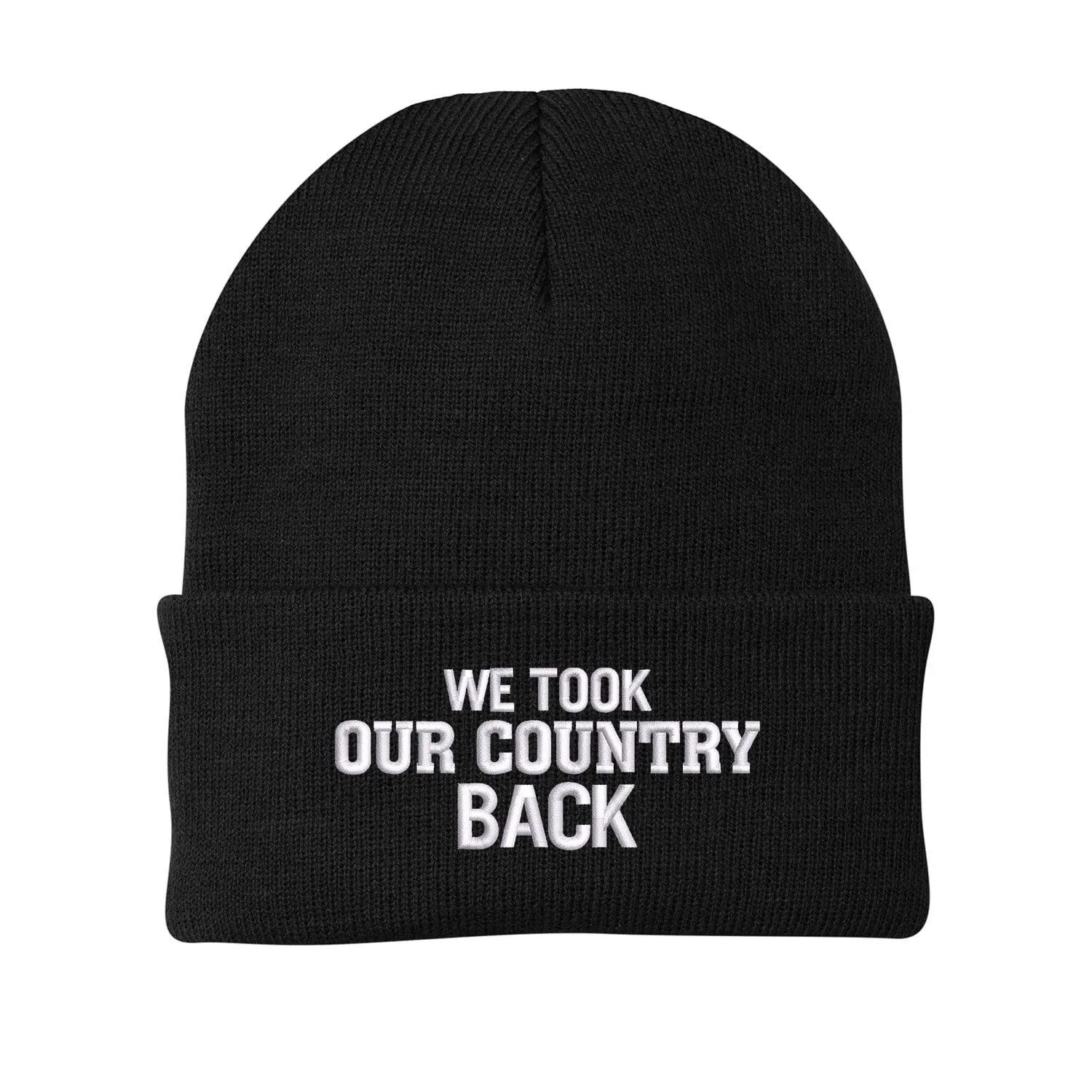 We Took Our Country Back Embroidered Beanie (AM25)
