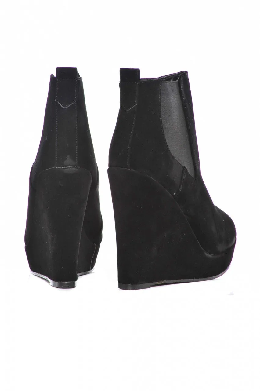 Wedge  Ankle   Boots