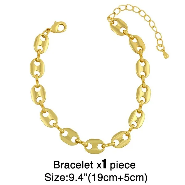 Wholesale gold copper Necklaces JDC-NE-AS202