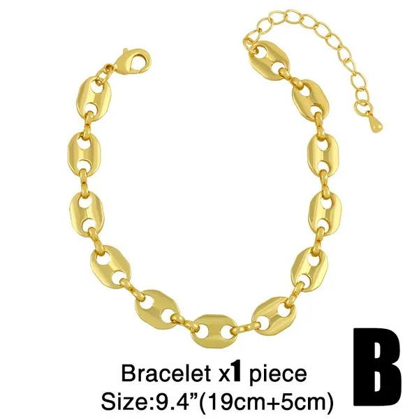 Wholesale gold copper Necklaces JDC-NE-AS202