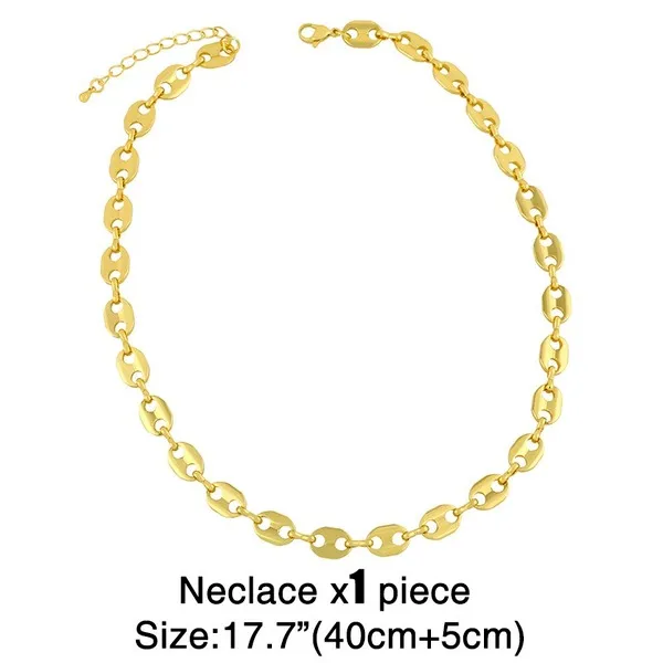 Wholesale gold copper Necklaces JDC-NE-AS202