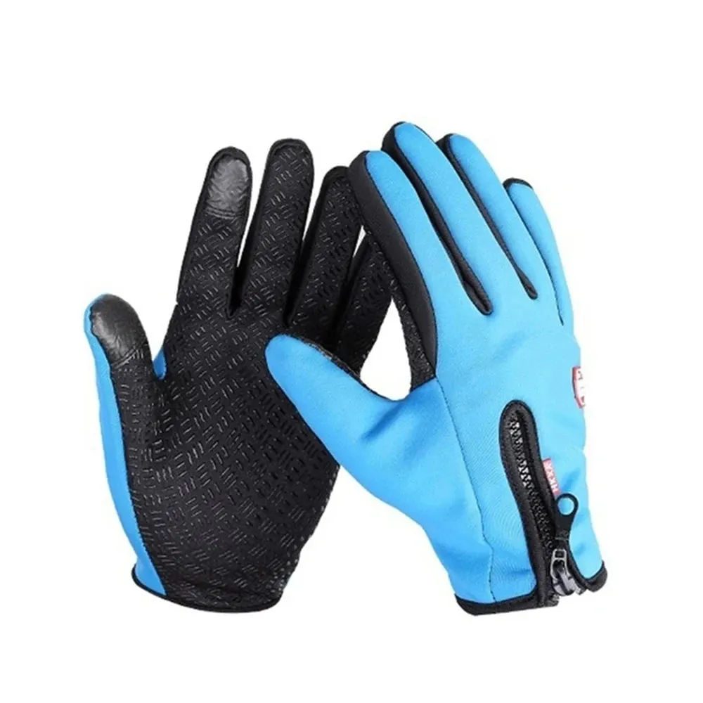Windproof Touchscreen Winter Gloves - Warm Outdoor Cycling, Driving, and Motorcycle Gloves for Men and Women, Non-Slip Grip