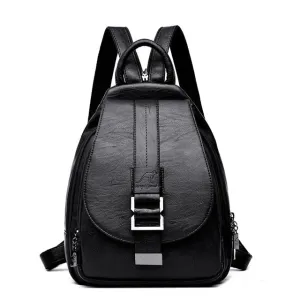 Winter 2020 Women Leather Backpacks Fashion Shoulder Bag Female Backpack Ladies Travel Backpack Mochilas School Bags For Girls