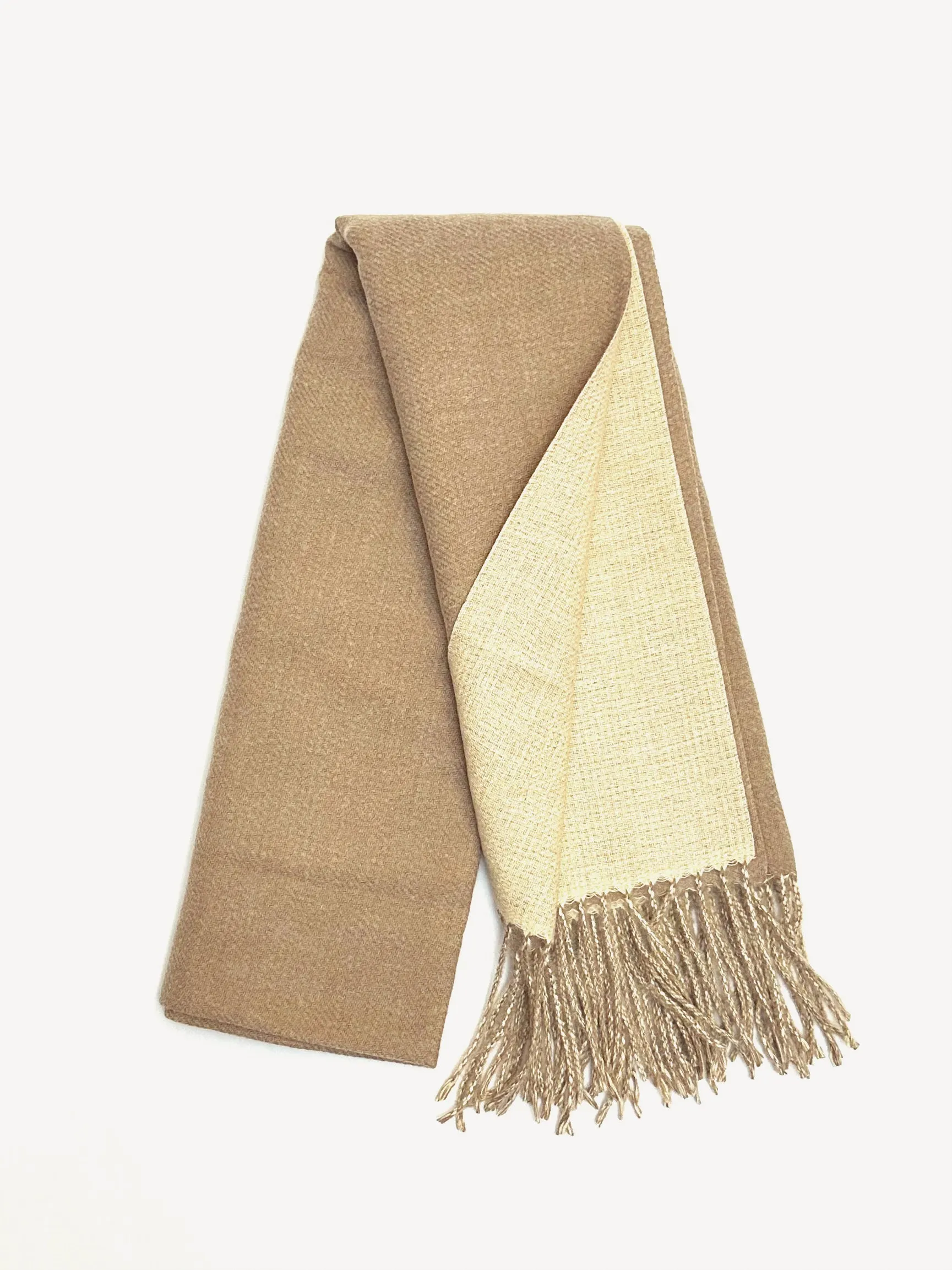Winter Whisper Reversible Wrap Shawl Scarves - 015