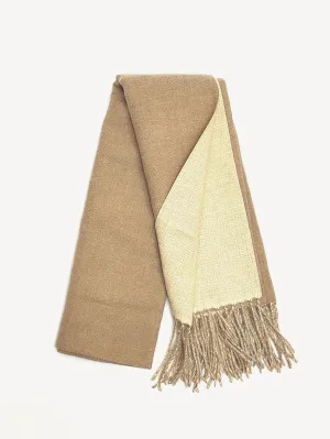 Winter Whisper Reversible Wrap Shawl Scarves - 015