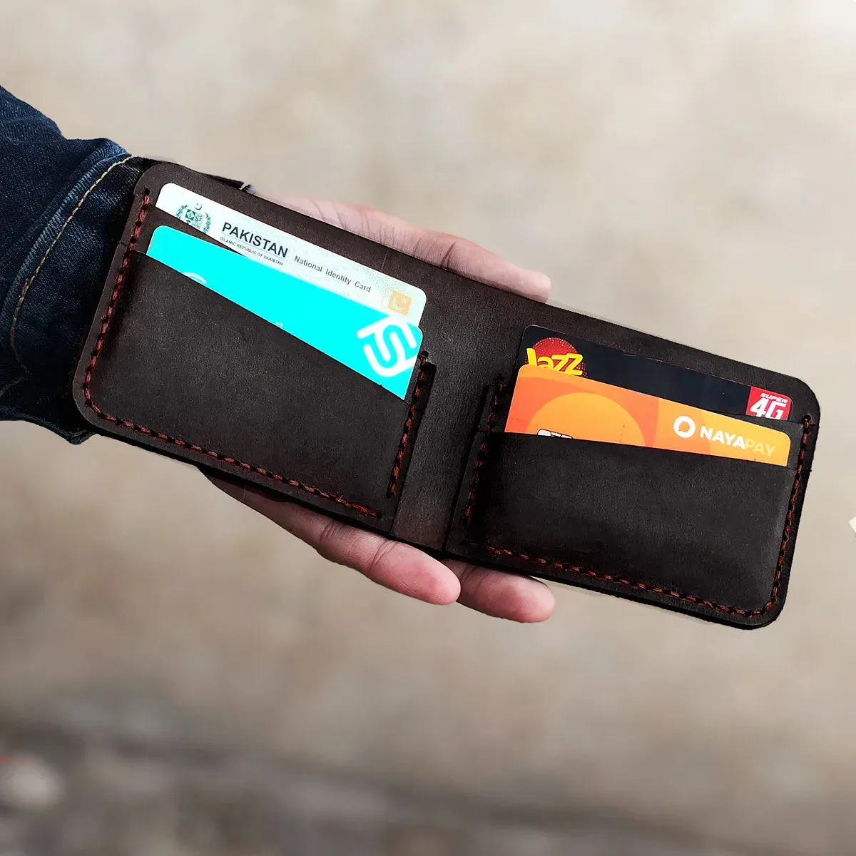 Wolf - The Eon A Leather Bifold Wallet