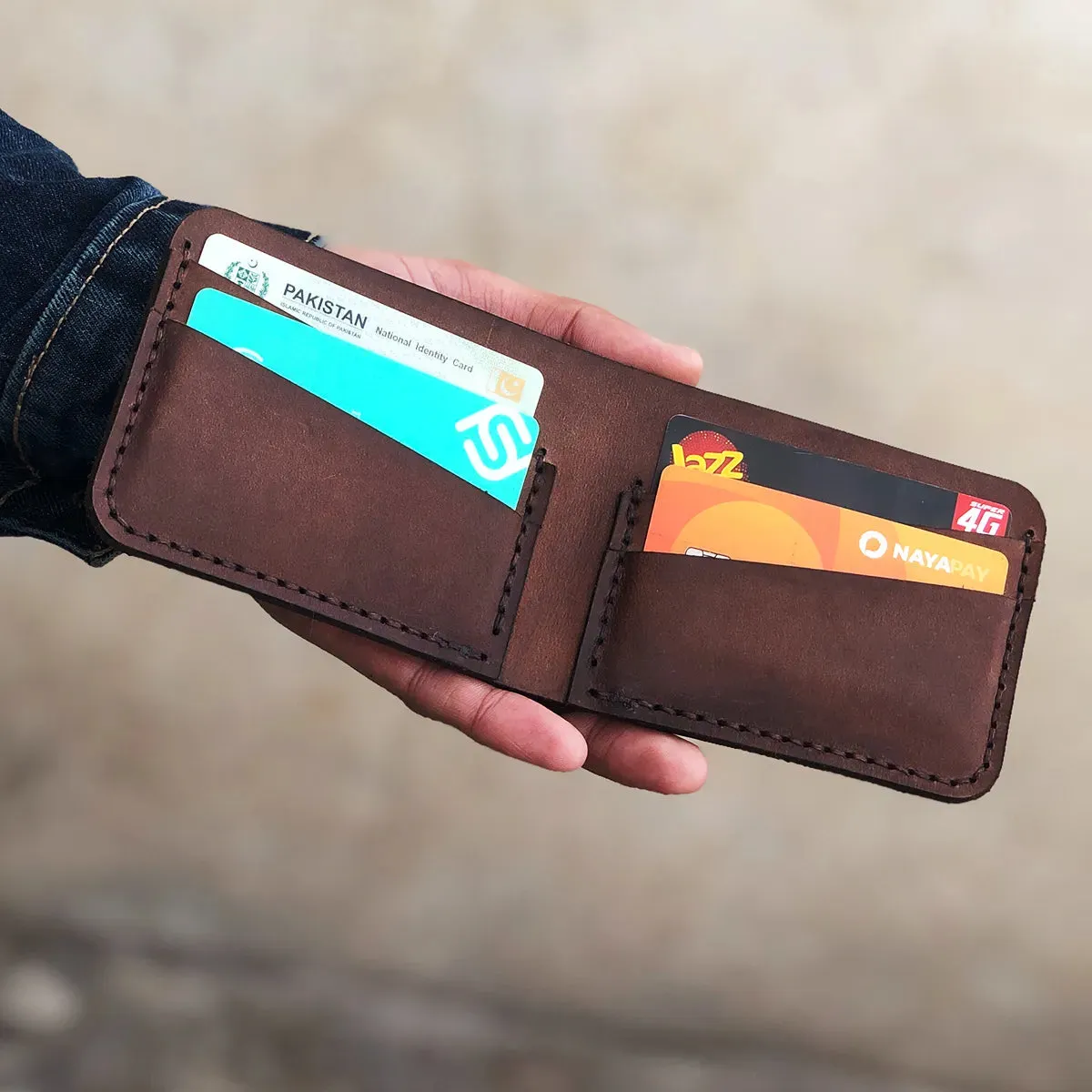Wolf - The Eon A Leather Bifold Wallet