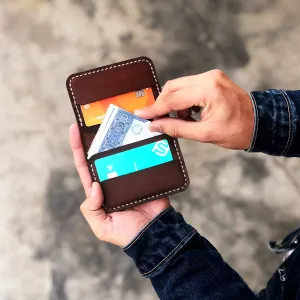 Wolf - The Vertical Executive A Leather Bifold Wallet