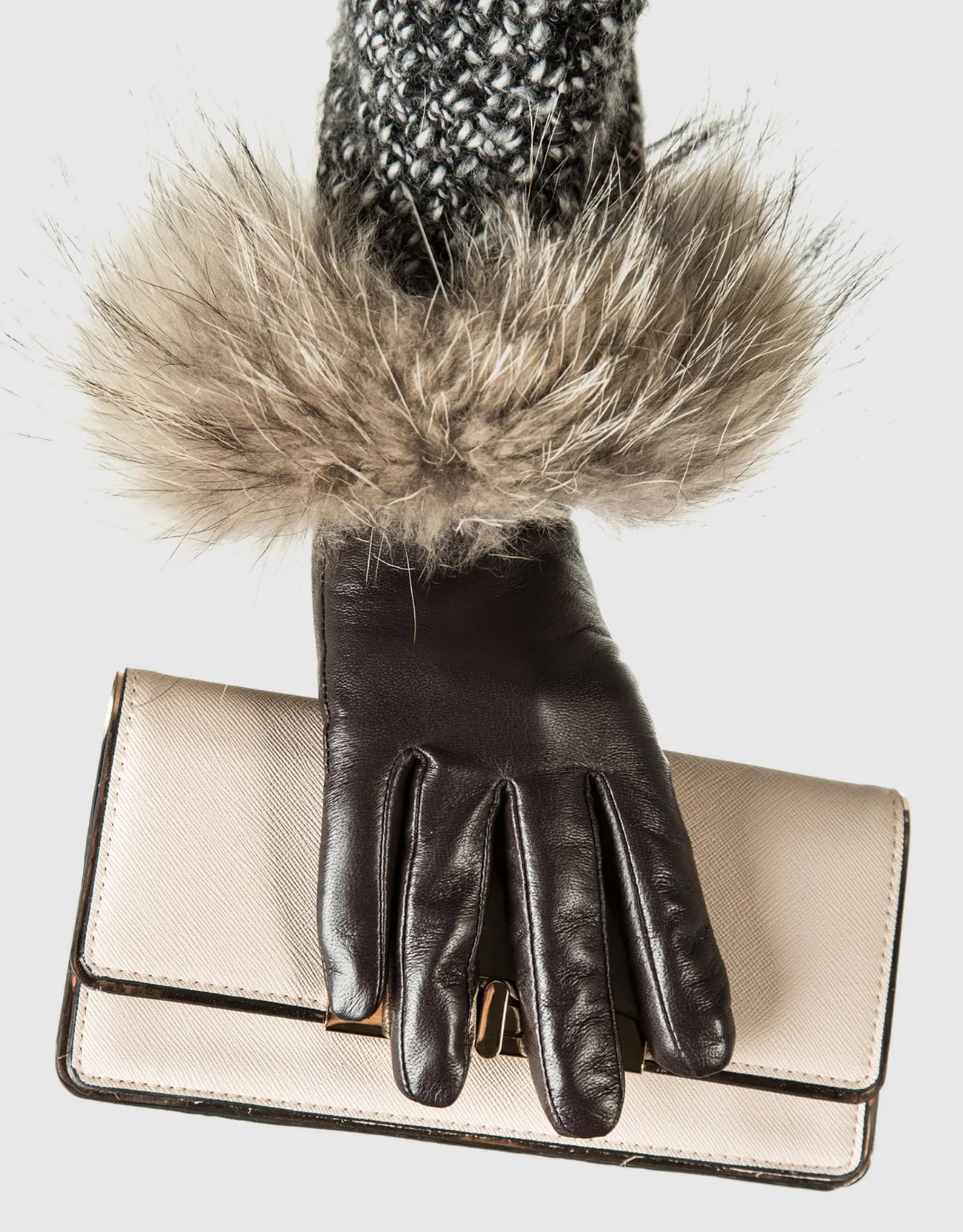 Women's  Fur Strength Touchscreen Sheepskin Glove