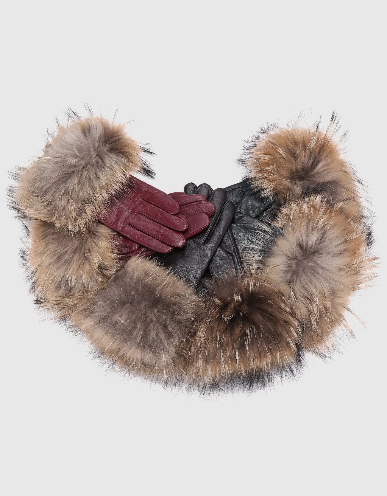 Women's  Fur Strength Touchscreen Sheepskin Glove