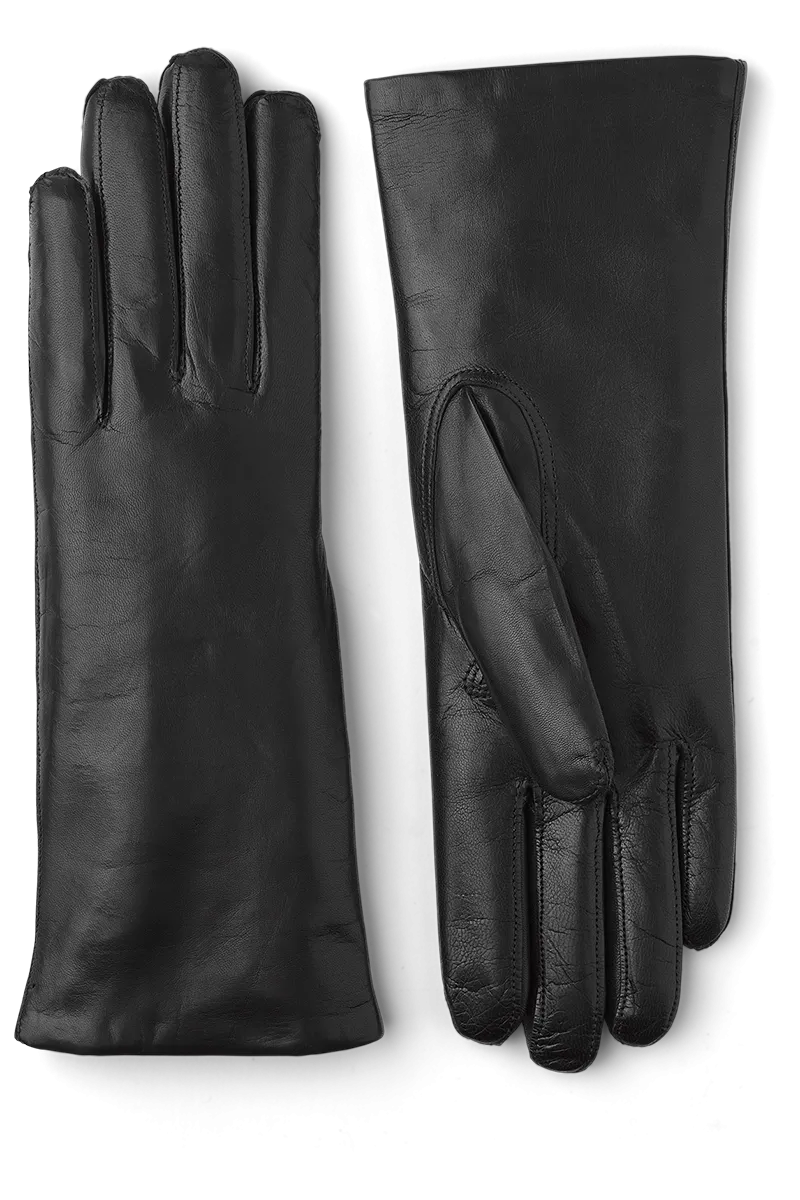 Women's Hairsheep Leather Pique 3 Btn Cashmere Lined Gloves