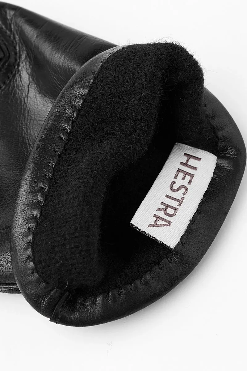 Women's Hairsheep Leather Pique 3 Btn Cashmere Lined Gloves