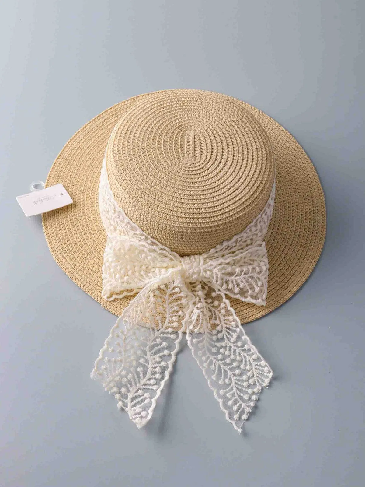 WOMEN'S LACE BOW SUN HATS