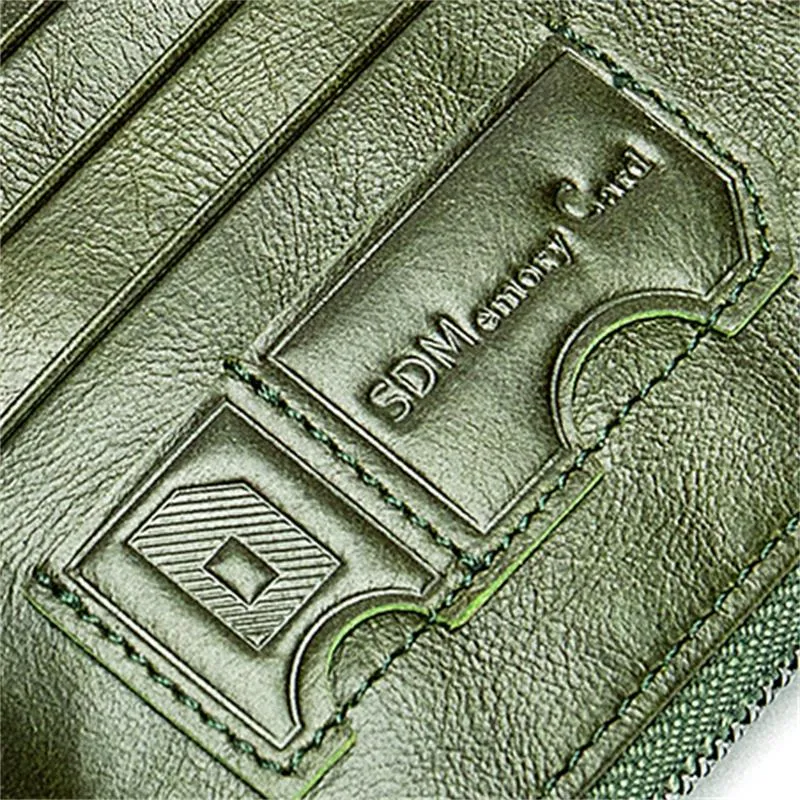 Women's Leather Multifunctional Clutch Fashion Antimagnetic Wallet