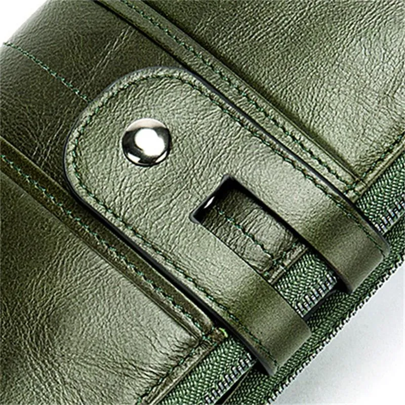 Women's Leather Multifunctional Clutch Fashion Antimagnetic Wallet
