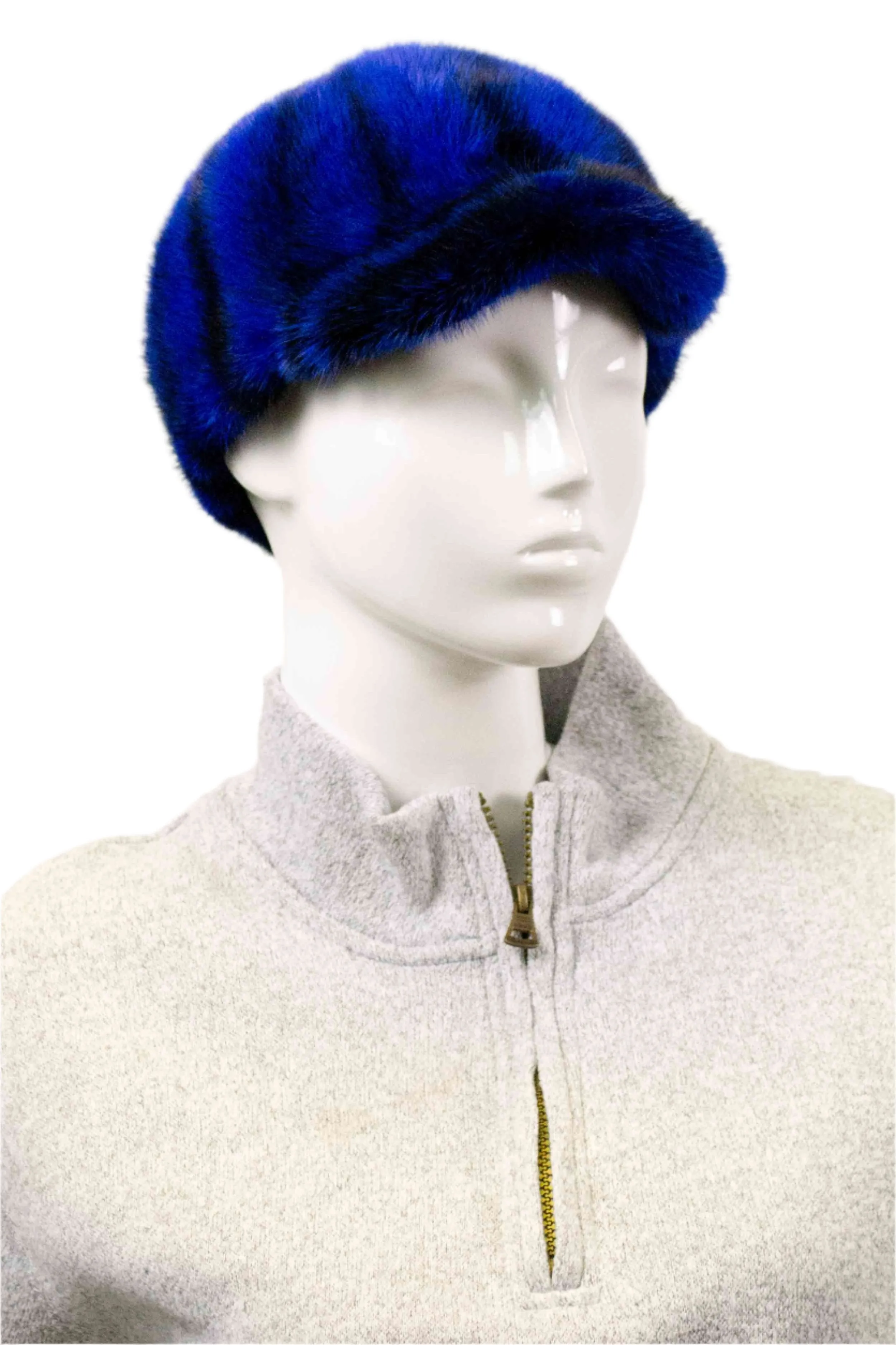 Women's Mink Fur Baseball Cap