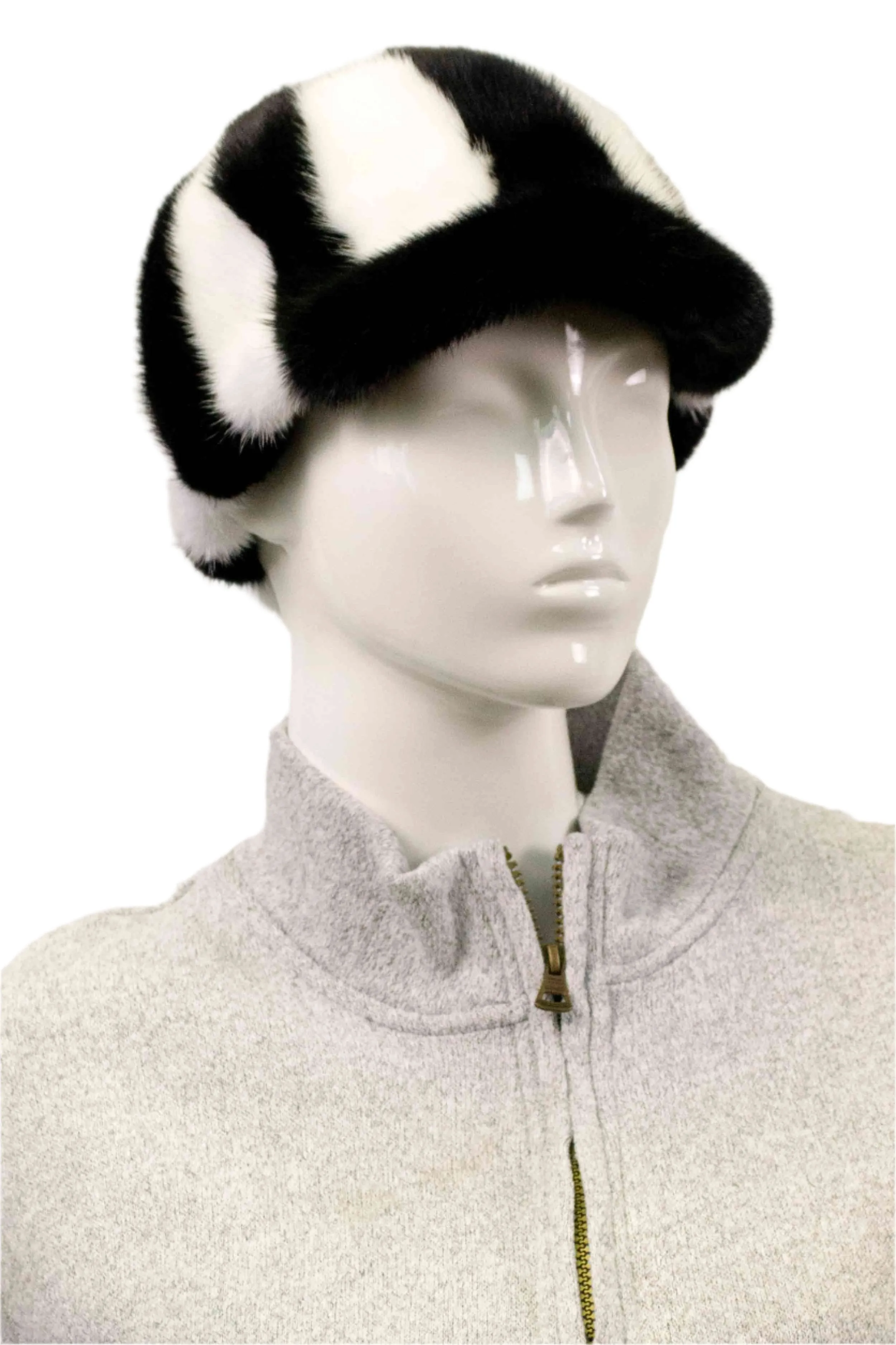 Women's Mink Fur Baseball Cap