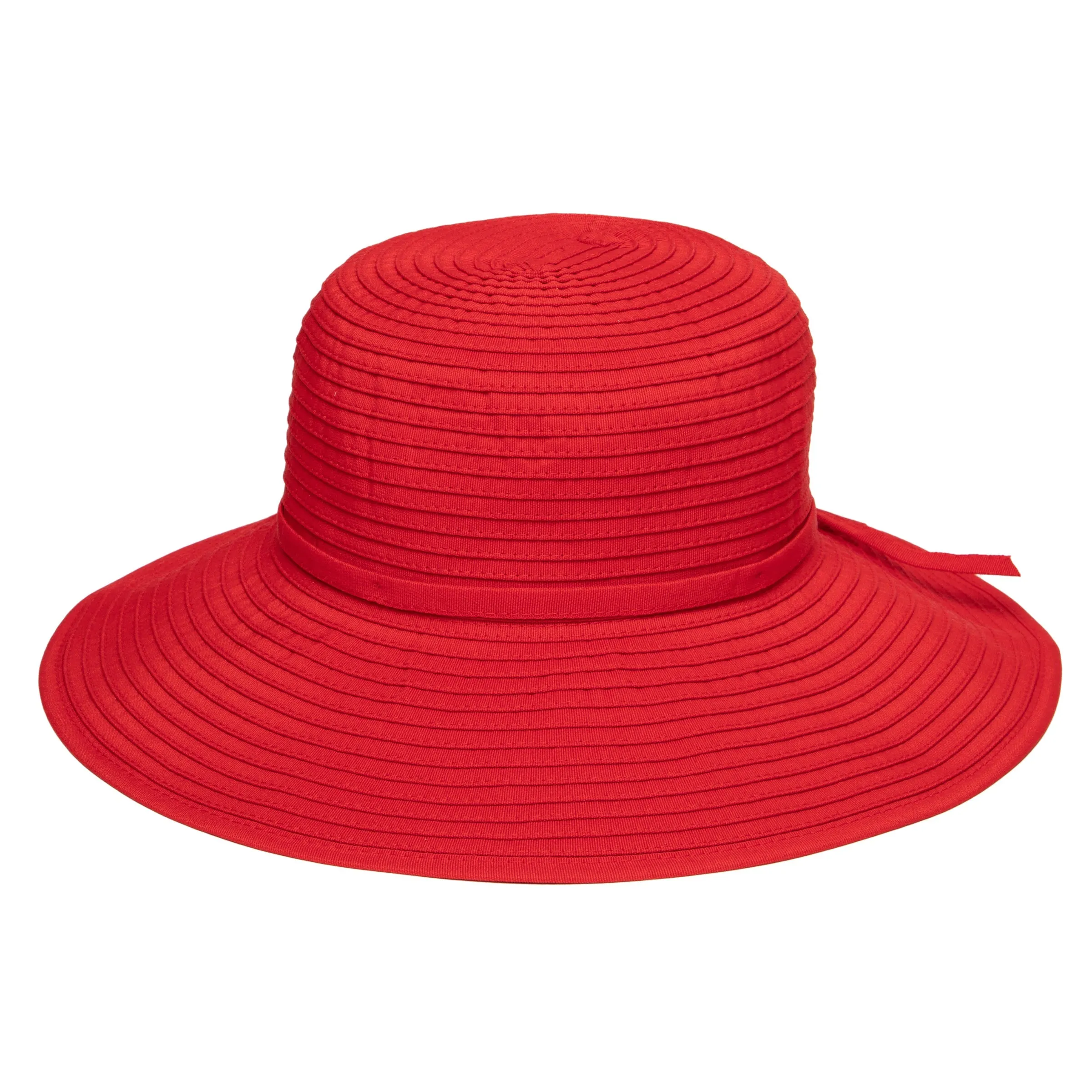 Women's Ribbon Medium Brim Floppy