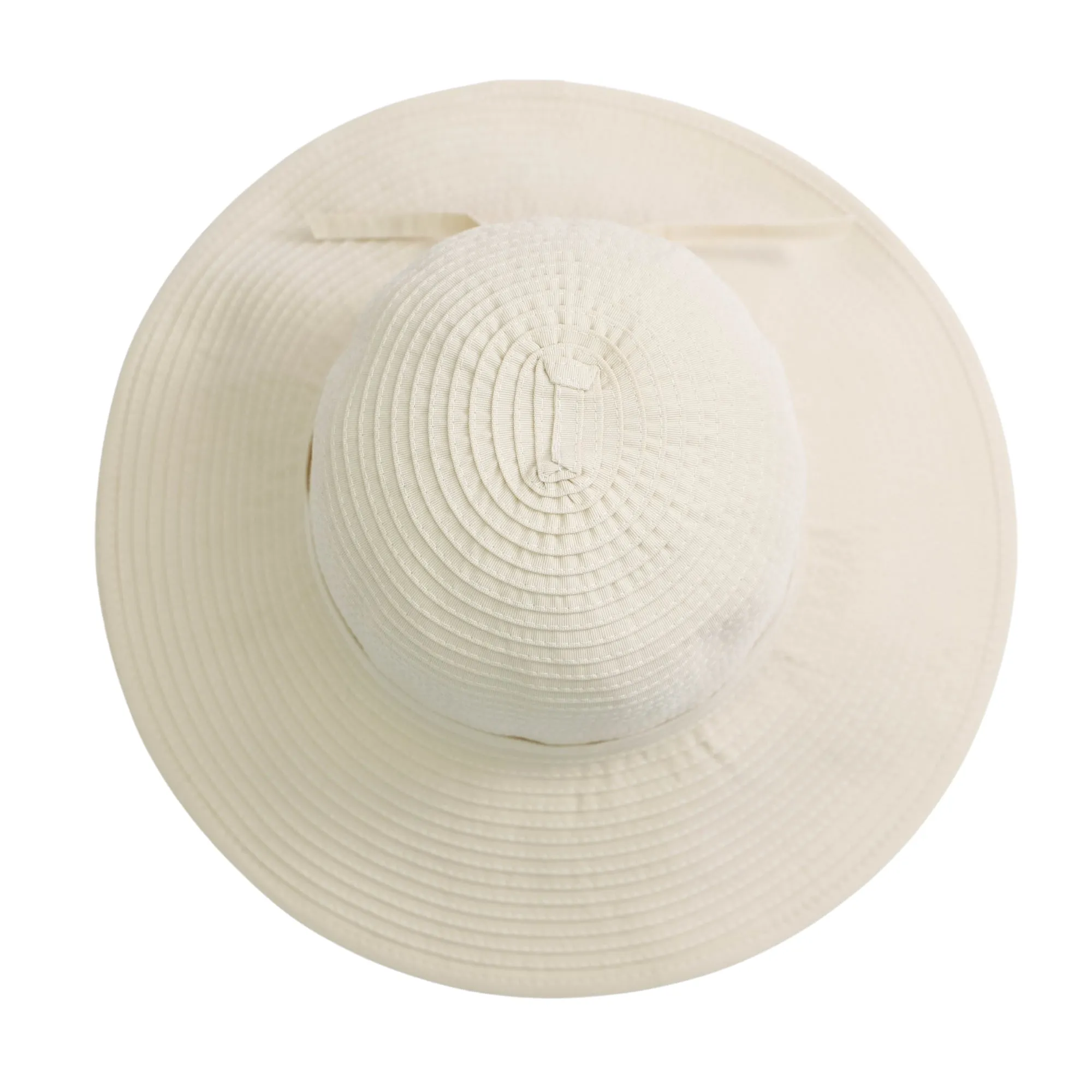 Women's Ribbon Medium Brim Floppy