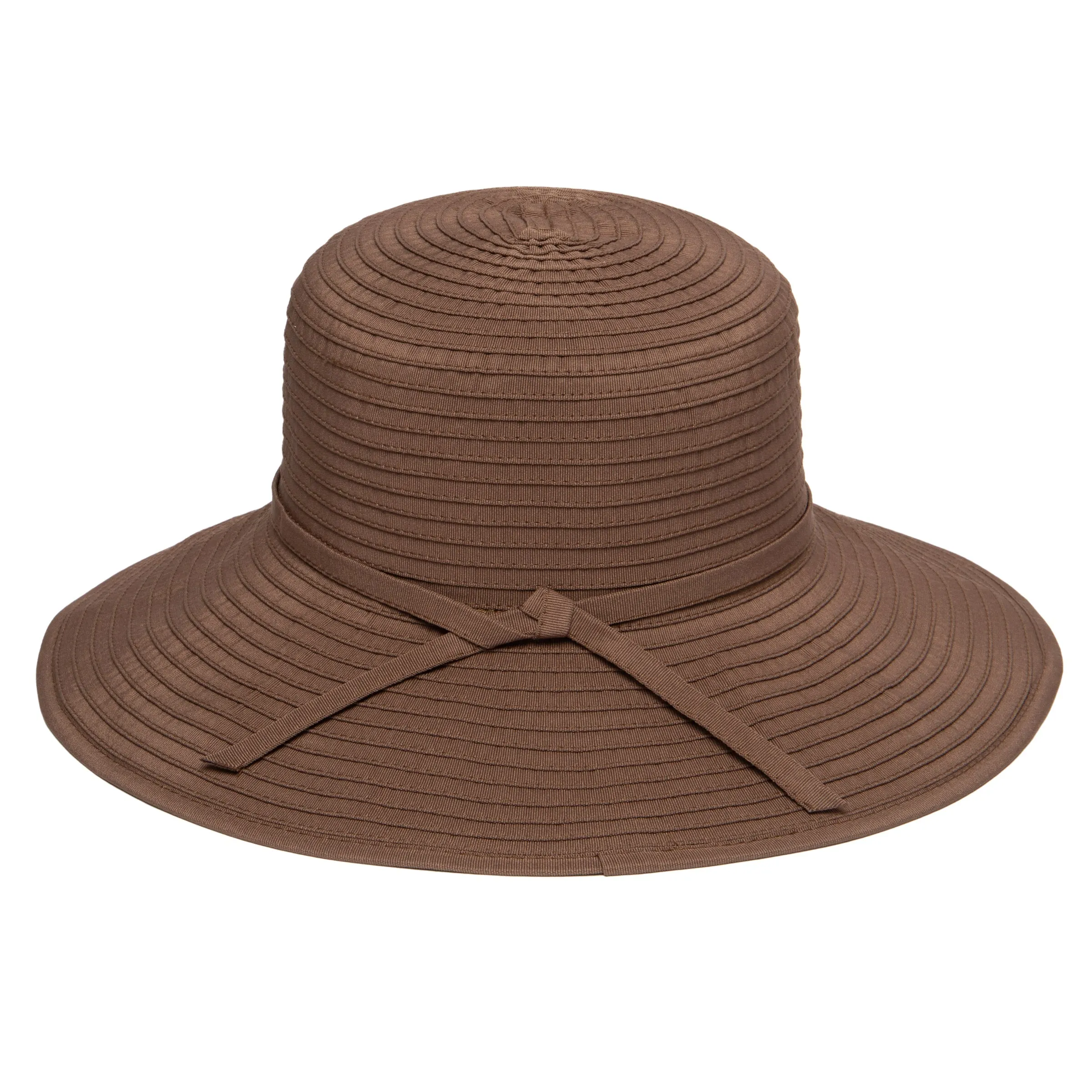 Women's Ribbon Medium Brim Floppy