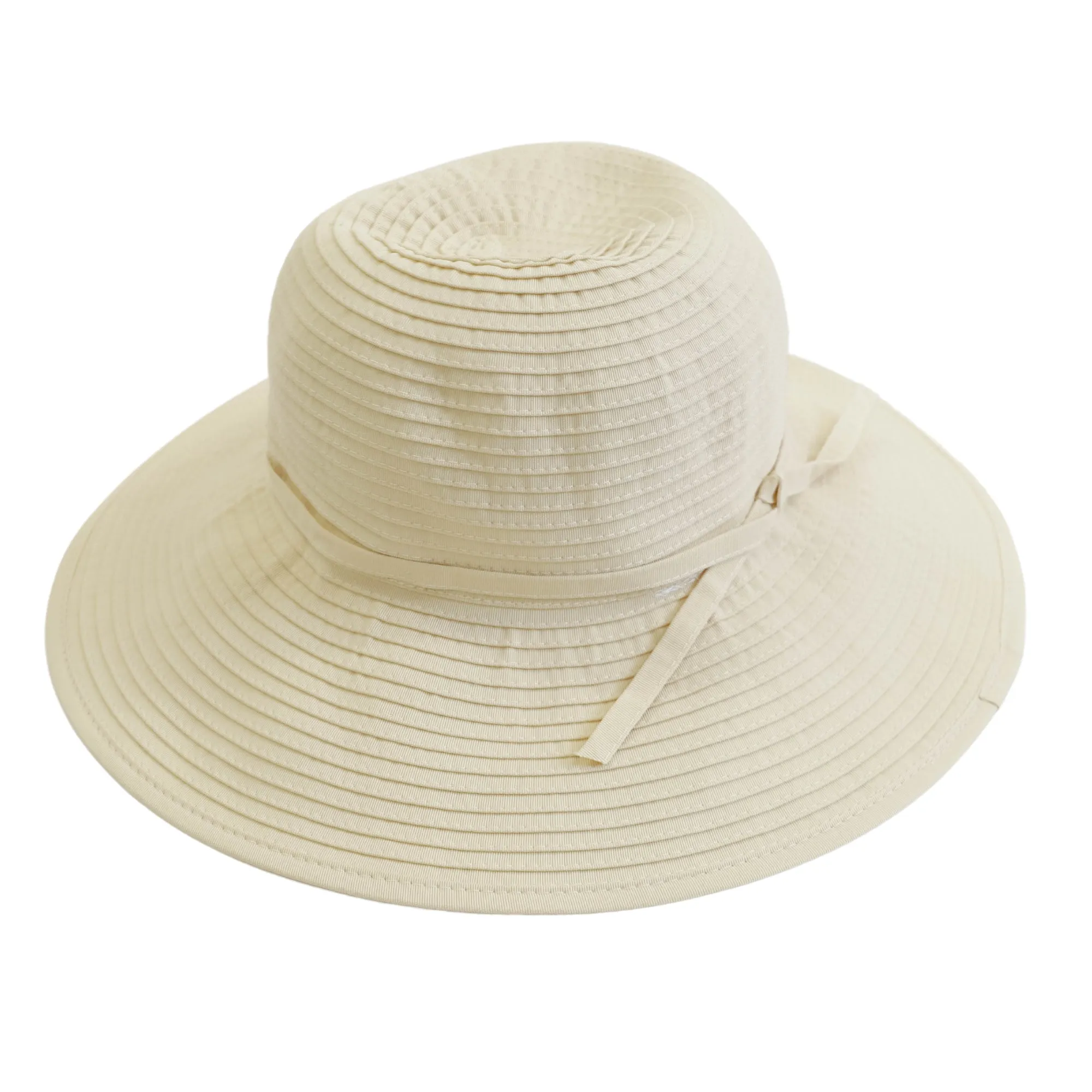 Women's Ribbon Medium Brim Floppy