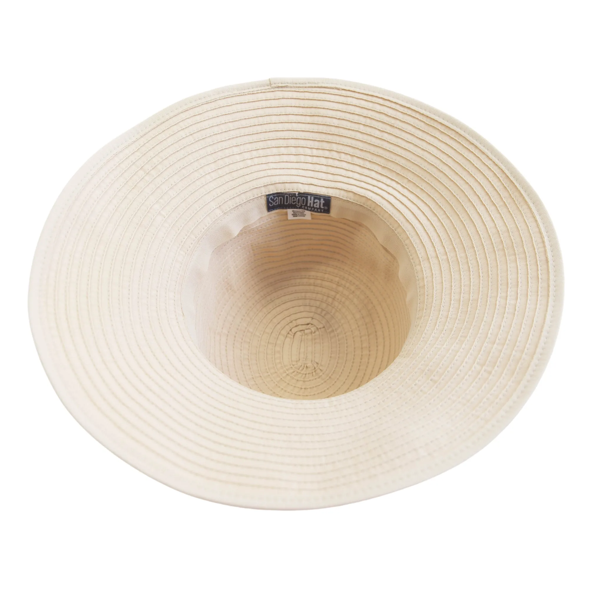 Women's Ribbon Medium Brim Floppy