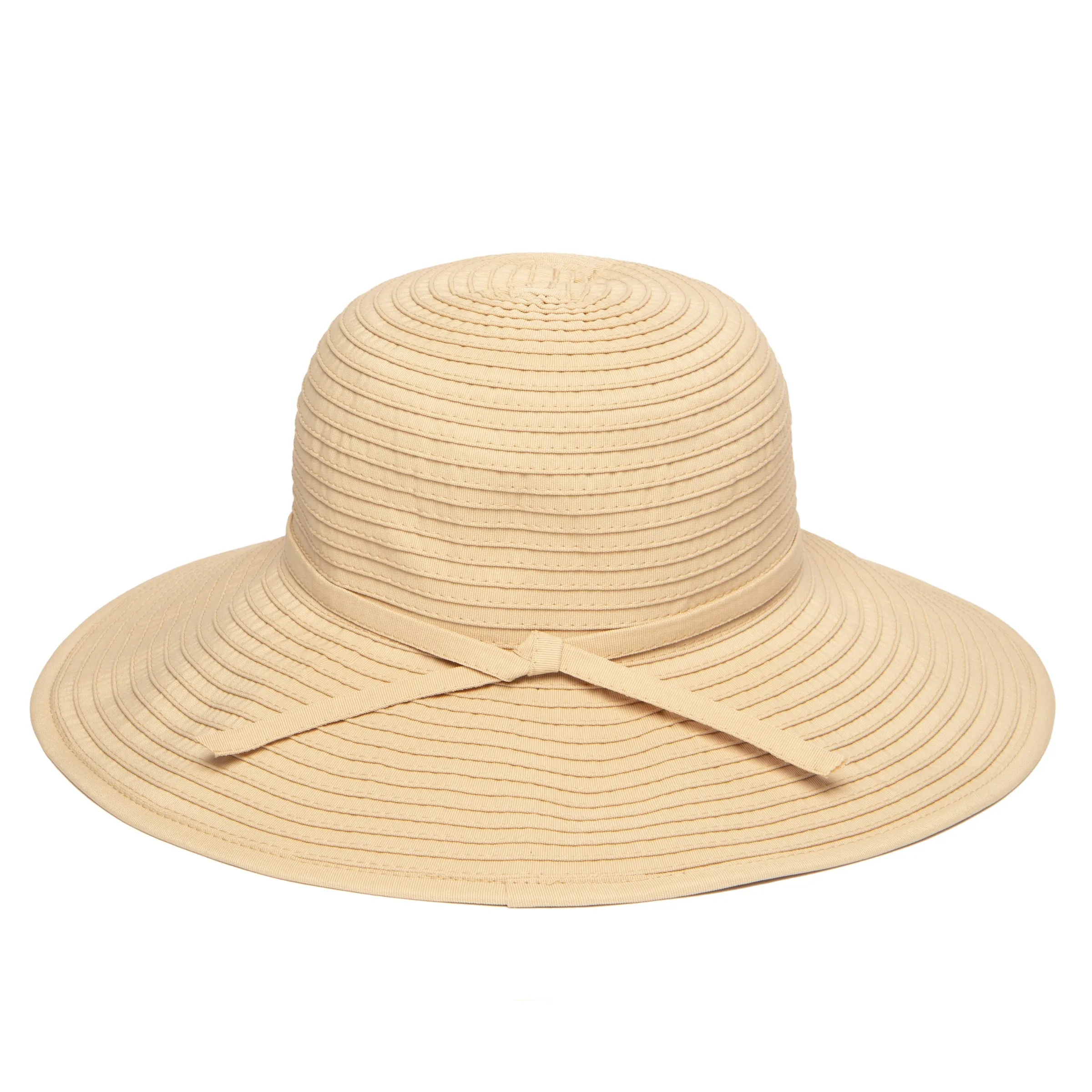 Women's Ribbon Medium Brim Floppy