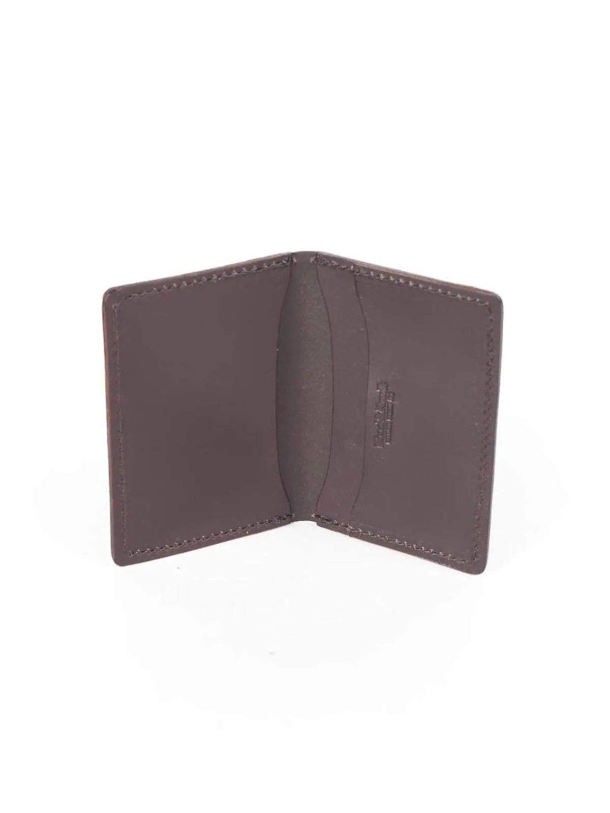 Wood&Faulk Front Pocket Brown Chromexcel Wallet