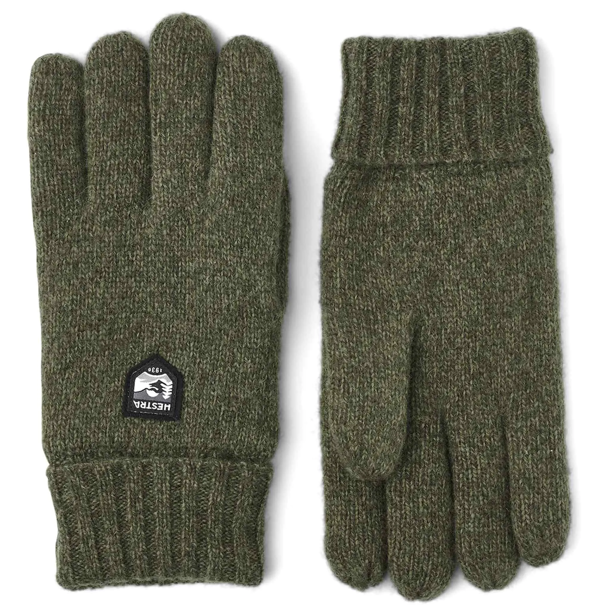 Wool Gloves in Olive