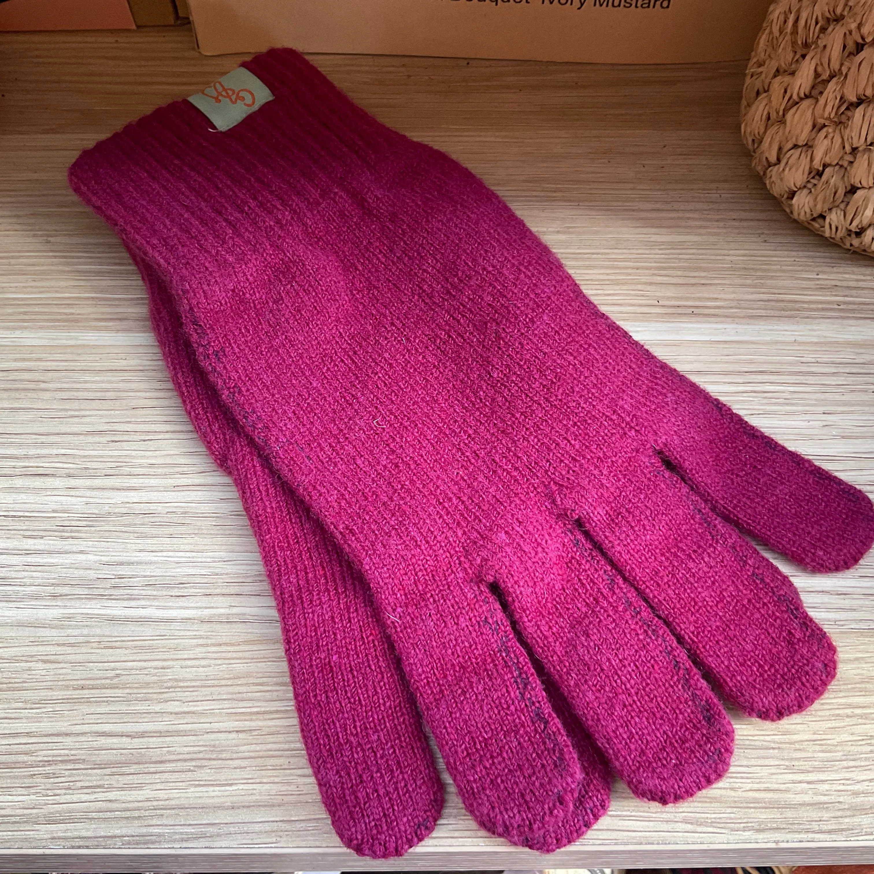 Wool gloves