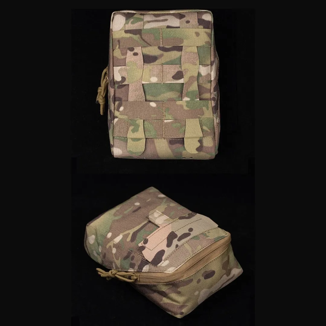 WST Multifunctional Molle Pouch GP with Zipper - Black