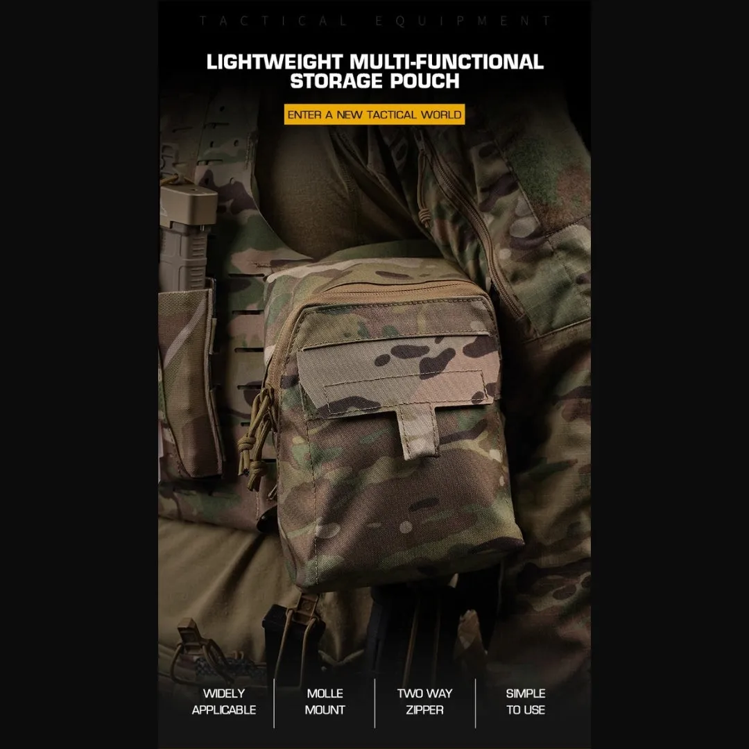 WST Multifunctional Molle Pouch GP with Zipper - MC