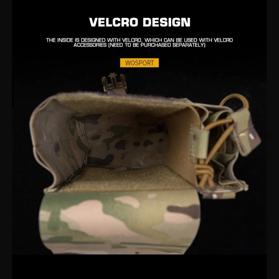 WST Multifunctional Molle Pouch with Radio Pocket, Large - MC