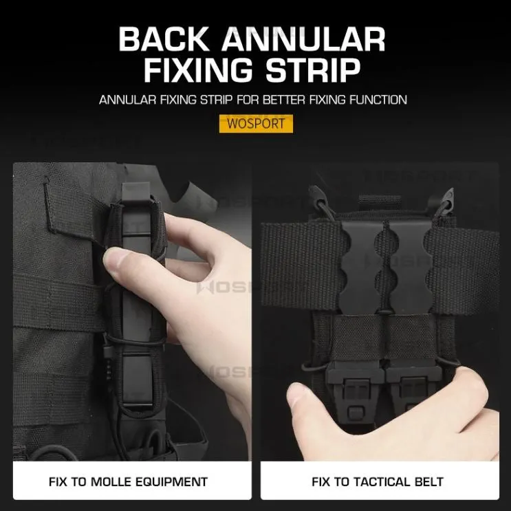 WST Tiger Type 5.56 Magazine Molle Pouch - MC