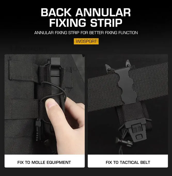 WST Tiger Type 9mm Magazine Molle Pouch - Black