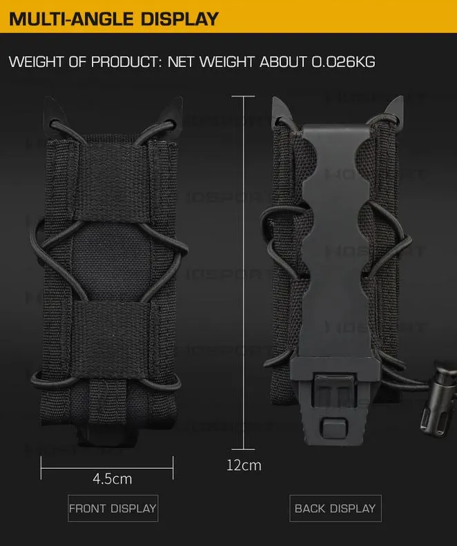 WST Tiger Type 9mm Magazine Molle Pouch - Ranger Green