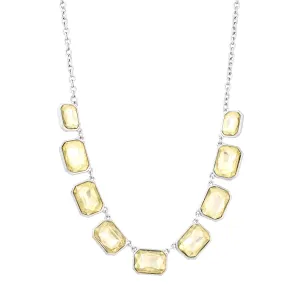 YELLOW CRYSTAL NECKLACES #FW1202698 (LF9)